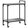 vidaXL Kitchen Trolley Grey Sonoma 60.5x31x72.5 cm Engineered Wood