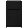 vidaXL Bedside Cabinets 2 pcs Black 39x35x65 cm Engineered Wood