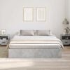 vidaXL Storage Bed Frame Concrete Grey 180 x 200 cm Engineered Wood