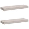 vidaXL 2-Piece Bench Cushions VUGHT 2 pcs 100% Polyester White