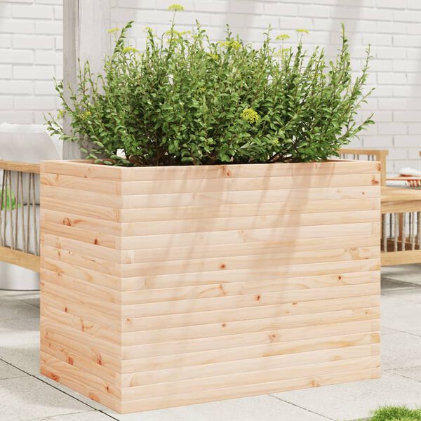 vidaXL Garden Planter 90x60x68.5 cm Solid Wood Pine