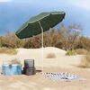 vidaXL Umbrella Green 161 x 161 x 193 cm Polyester