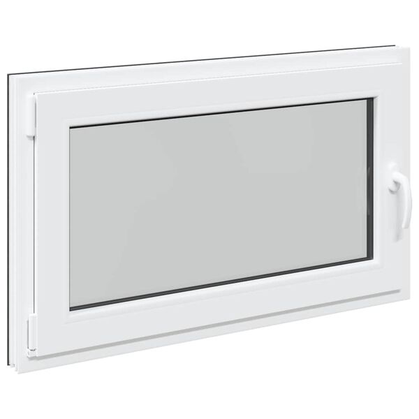 vidaXL Basement Window "RISOR" 100x50 cm Tilt&Turn DIN Left Anthracite
