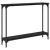 vidaXL Console Table Black Oak 100 x 22.5 x 75 cm Engineered Wood