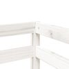 vidaXL Kids' Loft Bed without Mattress White 90x190 cm Solid Wood Pine
