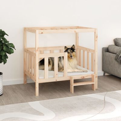 vidaXL Dog Bed 105.5x83.5x100 cm Solid Wood Pine