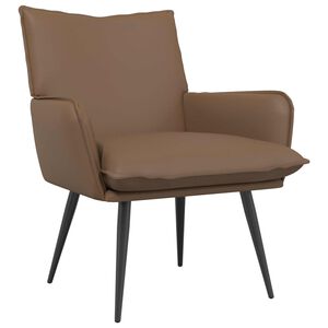 vidaXL Armchair Cappuccino Faux Leather