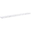 vidaXL Wall Shelf 2 pcs White Marble 80 x 9 x 3 cm Engineered Wood