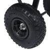 vidaXL Garden Tipping Hand Cart 300 kg 75L Black