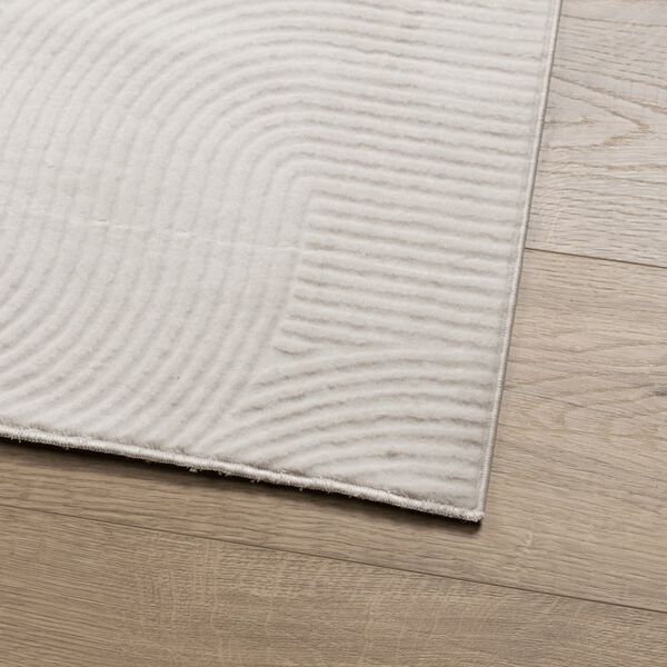 vidaXL Rug IZA Short Pile Scandinavian Look Cream 160x230 cm