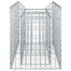 vidaXL Gabion Raised Bed Silver 100 x 50 x 60 cm Galvanised Steel