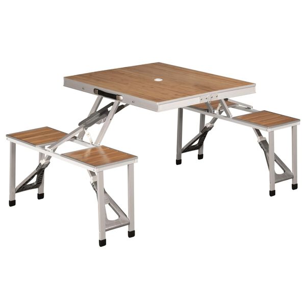 Outwell Folding Camping Table Dawson Bamboo