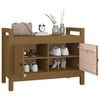 vidaXL Hall Bench Honey Brown 80x40x60 cm Solid Wood Pine