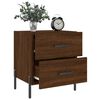 vidaXL Bedside Cabinets 2 pcs Brown Oak 40x35x47.5 cm Engineered Wood