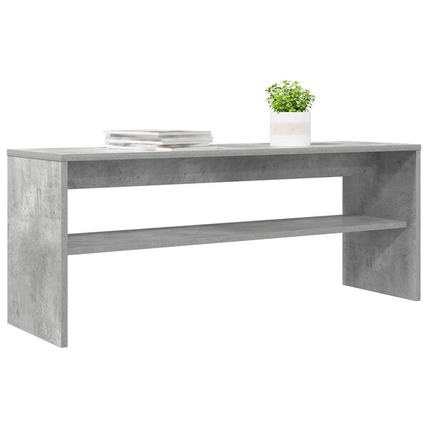 vidaXL TV Cabinet Concrete Grey 100 x 30 x 40 cm Engineered Wood