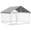 vidaXL Outdoor Dog Kennel with Roof 200x200x150 cm