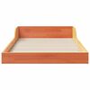 vidaXL Bed Frame Wax Brown 90 x 210 cm Solid Pine Wood