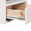 vidaXL Bedside Table 2 pcs White 38 x 36 x 29.5 cm Solid pine wood