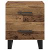 vidaXL Bedside Cabinet Old Wood 40 x 35 x 47.5 cm Engineered Wood