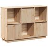 vidaXL Sideboard 110.5x35x80 cm Solid Wood Pine