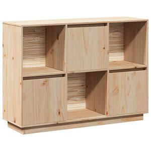 vidaXL Sideboard 110.5x35x80 cm Solid Wood Pine
