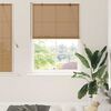 vidaXL Roller Blind with Curtains Manual Brown 110 x 160 cm Bamboo