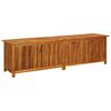 vidaXL Storage Box | Brown | Solid acacia wood with an oil finish, polyethylene