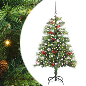 vidaXL Artificial Christmas Tree Green 150 cm PVC and Metal