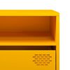 vidaXL TV Cabinet Mustard Yellow 202x39x43.5 cm Cold-rolled Steel