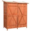 vidaXL Garden Tool Shed 136x75x160 cm Solid Firwood