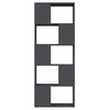 vidaXL Book Cabinet Room Divider Grey 60x24x155 cm Engineered Wood