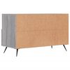 vidaXL TV Cabinet Grey Sonoma 80x36x50 cm Engineered Wood