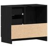 vidaXL Sink Cabinet Black Oak 63x30x54 cm Engineered Wood