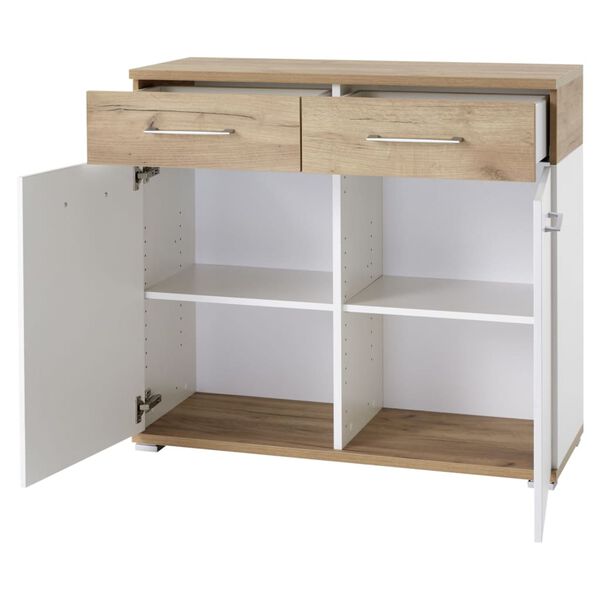 Germania Chest of Drawers GW-Topix White and Oak