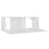 vidaXL TV Cabinet White 80x30x30 cm Engineered Wood