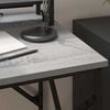 vidaXL Desk with Shelf Grey Sonoma 100 x 50 x 86.5 cm Engineered Wood