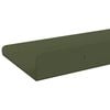 vidaXL Floating Shelf 3 pcs Olive Green 40 x 9 x 2.5 cm Steel