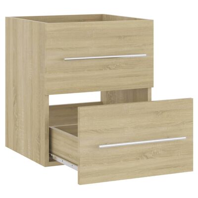 vidaXL Sink Cabinet Sonoma Oak 41x38.5x48 cm Engineered Wood