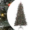 vidaXL Artificial Christmas Tree with 300 LEDs with Stand Green 240 cm