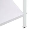 vidaXL 3-Layer Book Shelf White 60x27.6x90.5 cm Engineered Wood