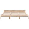 vidaXL Family Bed Frame No Mattress 240x200 cm Solid Wood Pine