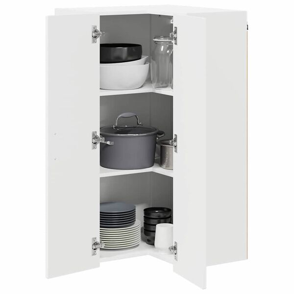 vidaXL Kitchen Cabinet Kalmar White 57 x 57 x 100 cm Engineered Wood