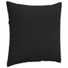 vidaXL Sofa Pillows 2 pcs Black 60 x 60 cm Fabric