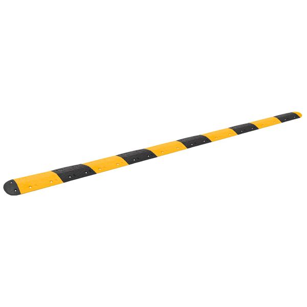 vidaXL Speed Hump Yellow&Black 517x32.5x4 cm Rubber