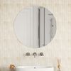 vidaXL Wall Mirror 70 cm Round Glass