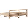 vidaXL Bed Frame without Mattress 200x200 cm Solid Wood Pine