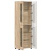 vidaXL Highboard FLORIN Sonoma Oak 60 x 35 x 182 cm Engineered Wood
