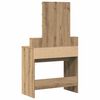 vidaXL Dressing Table Artisan oak 80 x 41 x 144.5 cm Engineered wood