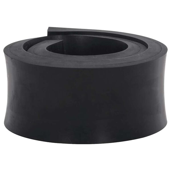 vidaXL Rubber Edge for Snow Plow Black 80x10x2 cm
