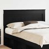 vidaXL Headboard with Headboard Black Oak 140 cm Engineered Wood